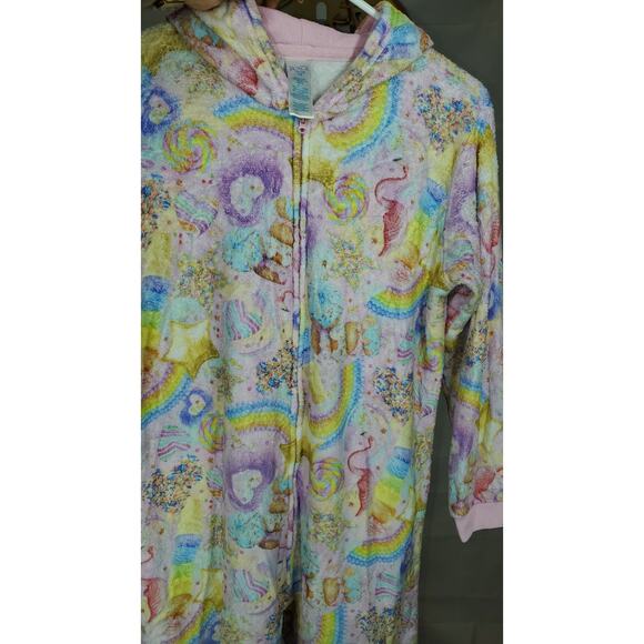 The Children’s Place Rainbow Fleece Hooded One Piece 14 XL - Picture 5 of 6